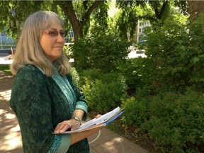 UPLOADED BY: Elise Stolte ::: EMAIL: estolte@postmedia.com ::: PHONE: 780-411-1111 ::: CREDIT: Elise Stolte, Postmedia Network ::: CAPTION: Kate Quinn spoke to council's community services committee June 19, 2017.