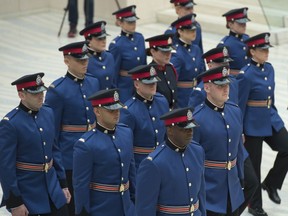Edmonton Police Service recruit graduation ceremony for Training Class 145 at City Hall on June 7, 2019. 23 Graduates joined the ranks of EPS.  Photo by Shaughn Butts / Postmedia