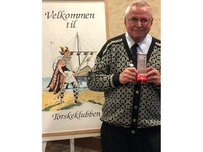 Ken Domier was presented with the King Harald of Norway’s St. Olav’s Medal. SUPPLIED