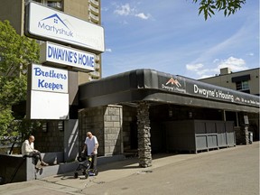 Dwayne's Home, a 140-bed full room and board lodging house located at 10209 100 Ave. in downtown Edmonton.