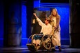 Adam Skogstad (in the wheelchair) as Colin, Hayley Stacey as Mary Lennox, and Ada Chitay as the Ayah (centre back) in Lucy Simon's musical The Secret Garden. It opened on June 26 at Festival Place as part of Opera Nuova's opera festival, and runs through Sunday, June 30.