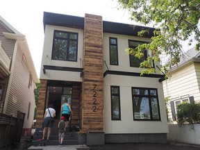 This looks like a regular home, except this home in the Queen Alexandra neighbourhood is built out of repurposed shipping containers.