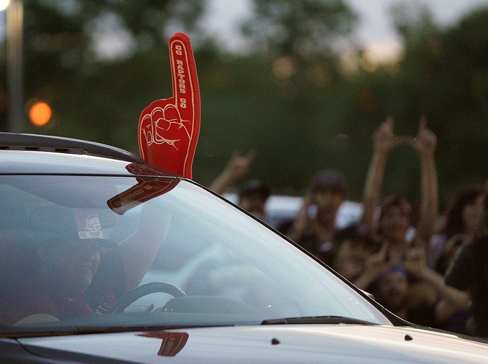 PHOTOS Toronto Raptors Fans Ecstatic in Edmonton BVM Sports