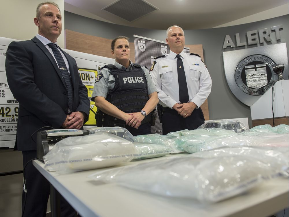 Six, including four Albertans, face drug trafficking charges after