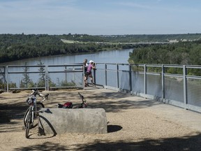 A $1.5-million renovation to a popular river valley lookout has been finalized with landscaping and safety improvements to Keillor Point, unveiled at the official opening on Wednesday, July 17, 2019.