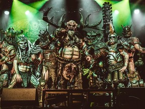 Gwar, playing on Friday at Kinsmen Park for the Chaos AB festival.