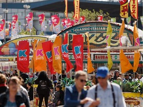 A windy day forced the closure of some rides, on Thursday, July 25, but fair attendees flocked to the K-Days grounds nonetheless in Edmonton. But some neighbours say the noise coming from the concerts is over-the-top.