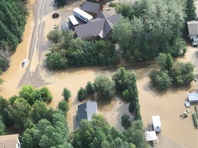 Residents of Marten Beach were allowed to return to their homes Thursday after a weeklong evacuation due to flooding. (Supplied photo/Municipal District of Lesser Slave River)