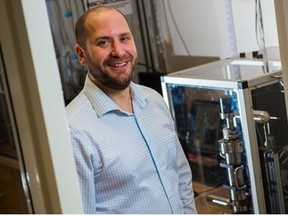 Jonathan Banks, a research associate with the University of Alberta's department of earth and atmospheric sciences, is the project lead for a geothermal pilot project run by Razor Energy.