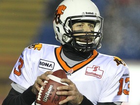 B.C. Lions quarterback Mike Reilly.