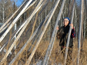 Kathleen Laboucan, elder Woodland Cree First Nation in Little Buffalo.