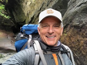 Celebrated auctioneer and emcee Danny Hooper on Vancouver Island's 75-km West Coast Trail, considered by many to be Canada's best trail and one of North America's 50 best.