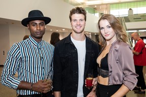 (From left) Ash Bans, Tyler Dent and Amanda Pederson during Mode Made.