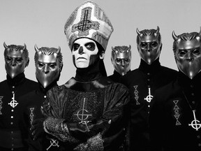 Swedish hard-rockers Ghost play Rogers Place on  Monday, Sept. 23.