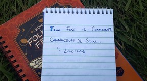 "Folk Fest is community, connection and soul." - Lucille