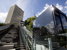 The 100 Street Funicular, in Edmonton Wednesday Aug. 7, 2019.