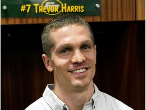 Edmonton Eskimos quarterback Trevor Harris.