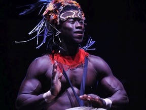 Cirque Kalabanté Productions headlines Kaleido fest on 118 avenue Saturday night.