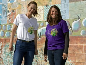 Kristi Hansen (left) and Vanessa Sabourin are co-artistic producers of Azimuth Theatre.