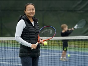 Lan Yao-Gallop is a former coach of Canadian tennis player BIanca Andreescu. She now trains young tennis players at the Saville Community Sports Centre in Edmonton.