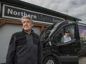 Clarence Shields, the owner of Northern Lights Supply, a cannabis dispensary in Nisku, Alberta on September 11, 2019.  Photo by Shaughn Butts / Postmedia