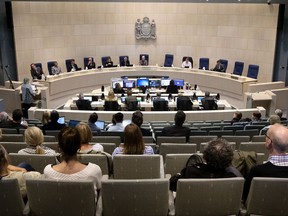 Edmonton city council chambers.