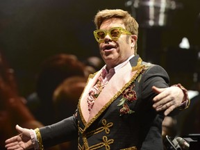 Elton John on his Farewell Yellow Brick Road tour.