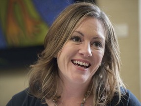 Children's Services Minister Rebecca Schulz in her office at the legislature on Sept. 25, 2019.