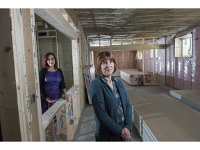 Teena Hughson, left, and Lynne Rosychuk, founder of the Jessica Martel Memorial Foundation, in Morinville on Sept. 12, 2019.