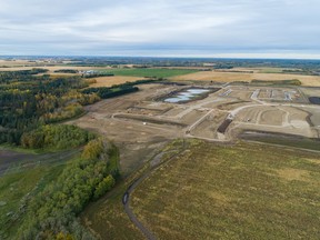 Ridgecrest at Glenridding Ravine construction in September, 2019.