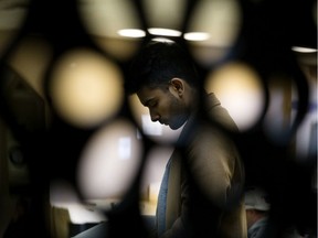 Edmontonians gather for afternoon prayers at the Rahma Mosque, in Edmonton Friday Oct. 11, 2019.