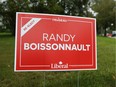 An Election 2019 sign for Liberal Party Edmonton-Centre candidate Randy Boissonnault is seen at a home in the Queen Mary Park neighbourhood of Edmonton, on Sunday, Sept. 8, 2019.