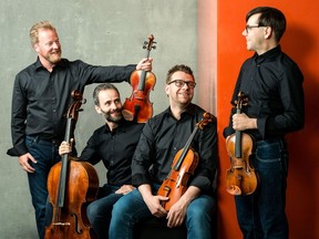 The Zemlinsky String Quartet, performed at Muttart Hall on Oct. 27.