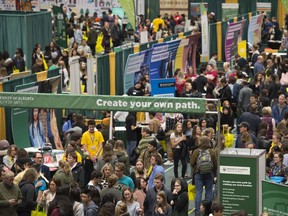 More than 10,500 prospective students paid a visit to the University of Alberta campus open house on Saturday, Oct. 18, 2019.