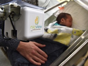 Ethan, anywhere in real time in the Neonatal Intensive Care unit NICView camera. Parents and families now have the opportunity to watch their babies 24/7 even when they can't be in the neonatal intensive care unit (NICU) in person at the Royal Alexandra Hospital.