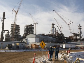 The North West Redwater Partnership's Sturgeon Refinery is seen west of Fort Saskatchewan, Alberta on Thursday, Nov. 24, 2016.