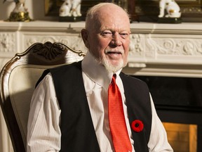 Portraits of Don Cherry after being fired by Sportsnet on Tuesday November 12, 2019. Craig Robertson/Toronto Sun/Postmedia Network