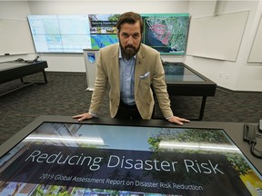 Josh Bowen is the manager of the Centre for Applied Disaster and Emergency Management at NAIT's new disaster and emergency planning centre.