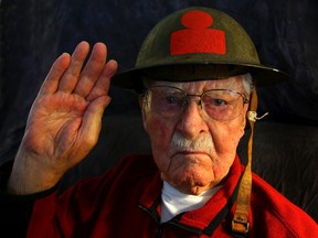John Babcock, Canada's last survivor of WWI, in 2008.