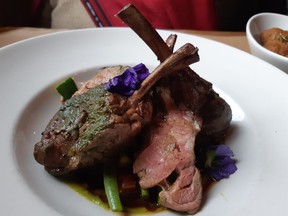 The lamb shoulder rack at Lyon is an extremely good value.