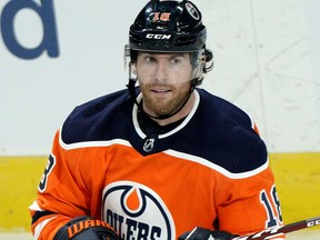 Edmonton Oilers James Neal scored the game winning goal against the Los Angeles Kings in Edmonton on Oct. 5, 2019.