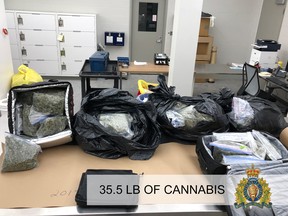 Alberta RCMP traffic services seized significant amounts of drugs during traffic stops between July and November 2019.