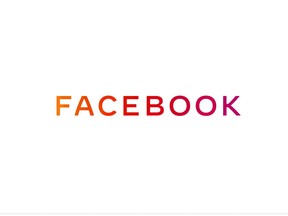 Facebook's new corporate logo.