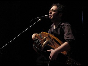 Nicolas Boulerice of Le Vent du Nord, performing Friday at St. Basil's Cultural Centre.