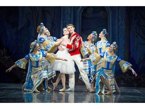 Shumka Ukrainian Dance brings two principals of the Kiev Ballet to perform in the annual classic of The Nutcracker 3 of 3; pictured centre, Tetyana Lozova, Yaroslav Tkachuk