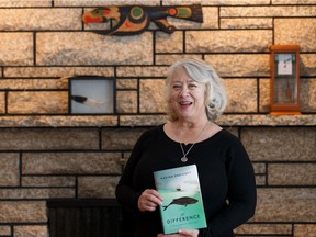 Author Marina Endicott in her home as her new novel, The Difference, is released.