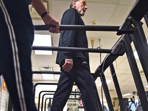 Neil Lukion for the last 27 months has been a patient at the Breathe Easy program, which provides support and guided exercise for people with lung conditions at the Edmonton General Continuing Care  Centre in Edmonton on Dec. 12, 2019.