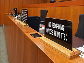 Stock images of the inside of the courtroom in Edmonton, June 28, 2019.