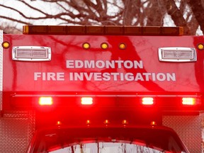 Edmonton Fire Services. Photo by Ian Kucerak/Postmedia