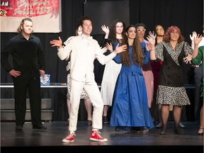 Students from Louis St. Laurent School take part in the cappies production of Big, the musical on Tuesday, Dec. 3, 2019 in Edmonton.